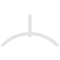 Ekena Millwork Archdale Architectural Grade PVC Gable Bracket, 108"W x 58 1/2"H x 2"D x 6"F, 13/12 Pitch GBP108X59X0206ARC00 - alternate 3